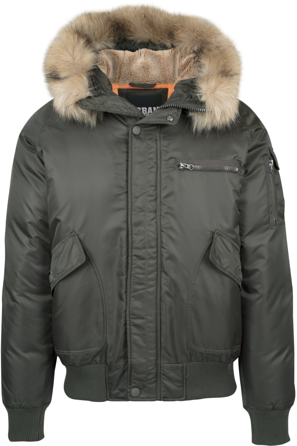 Urban Classics Bomberjacke Hooded Heavy khaki (TB1809-00551)