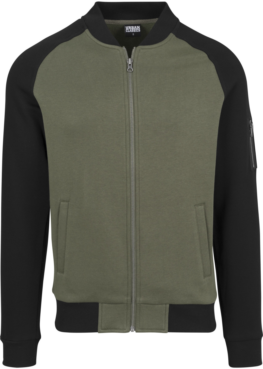 Urban Classics Jacke Bomber oliv / black (TB1818-00595)