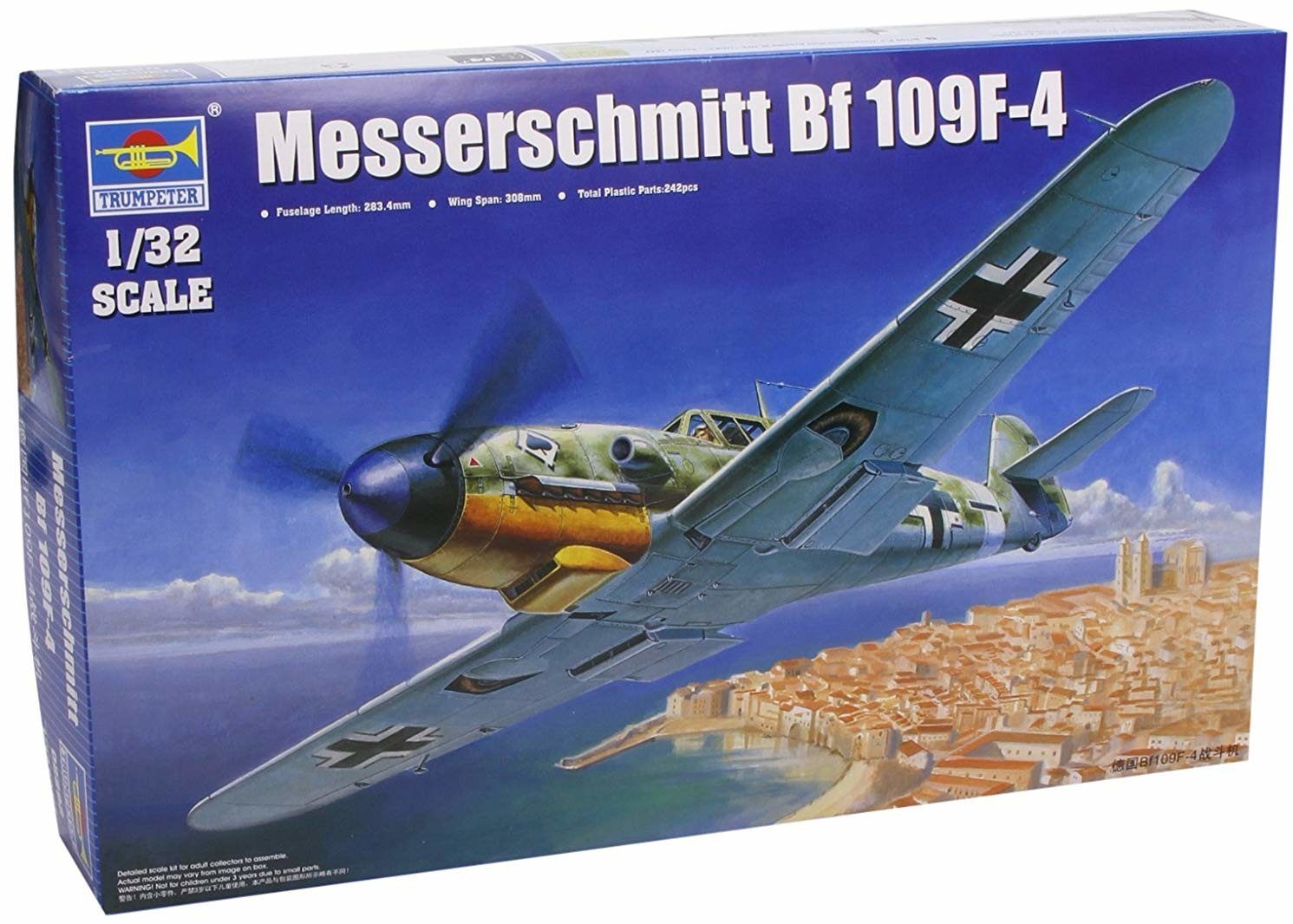 Trumpeter Messerschmitt Bf 109F-4 (02292)