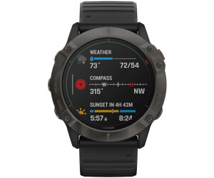 Garmin fenix 6X Pro Solar Schiefergrau ab 899 99 Preisvergleich bei idealo