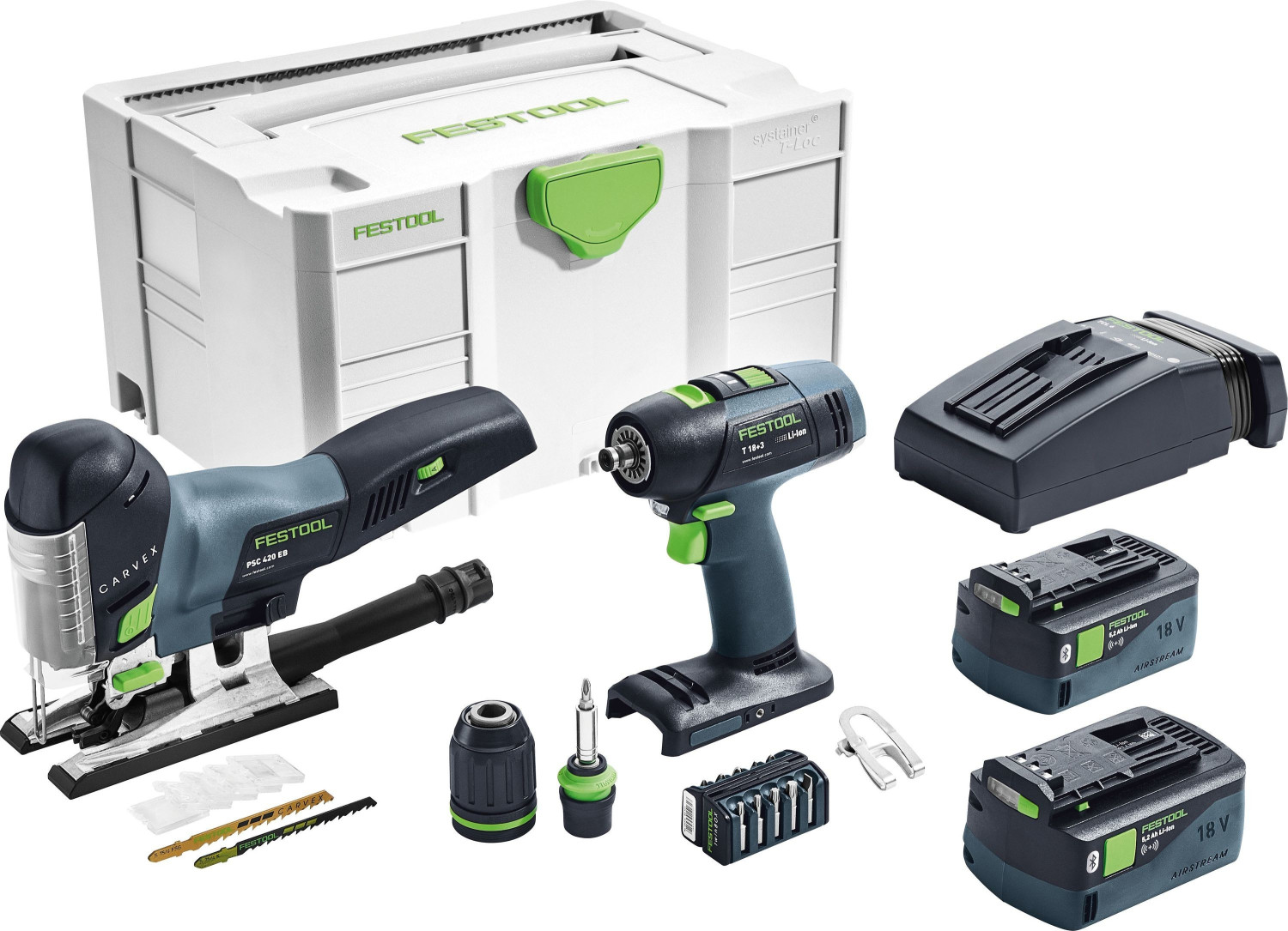 Festool T 18+3/PSC 420 Li I-set