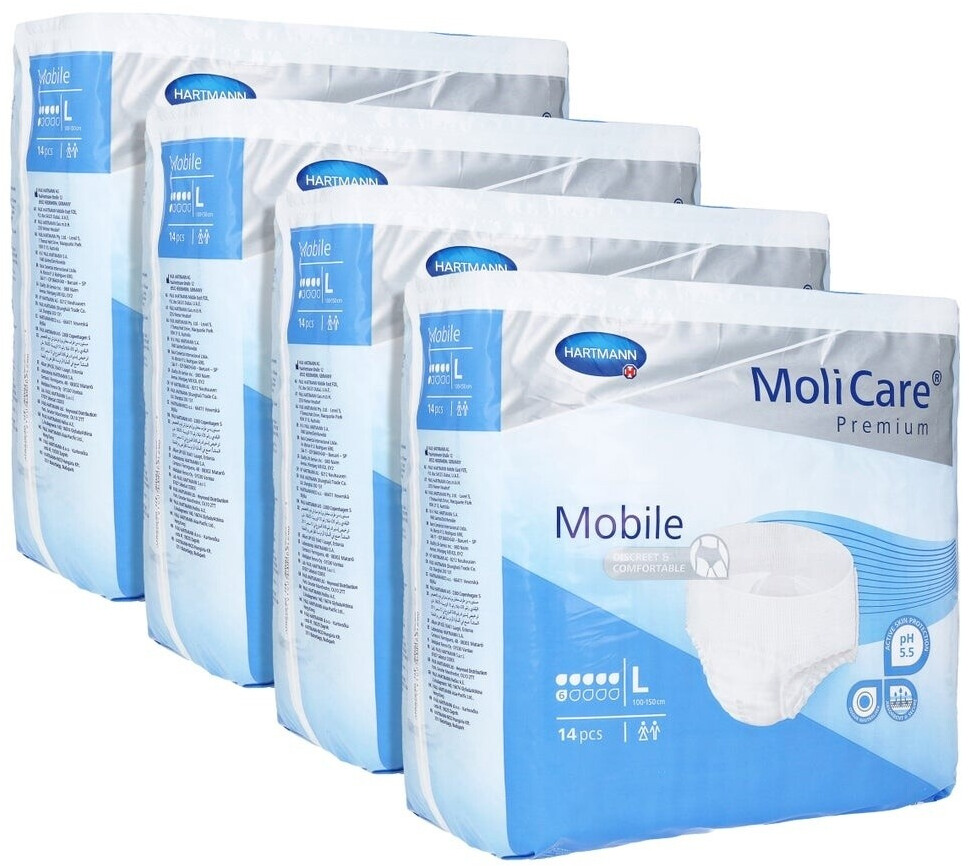 Hartmann MoliCare Premium Mobile 6 Drops Large (4 x 14 pcs)