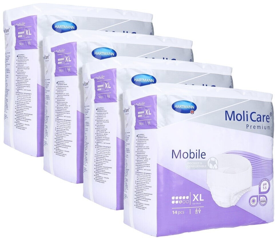 Hartmann MoliCare Premium Mobile 8 Drops X-Large (4 x 14 pcs)