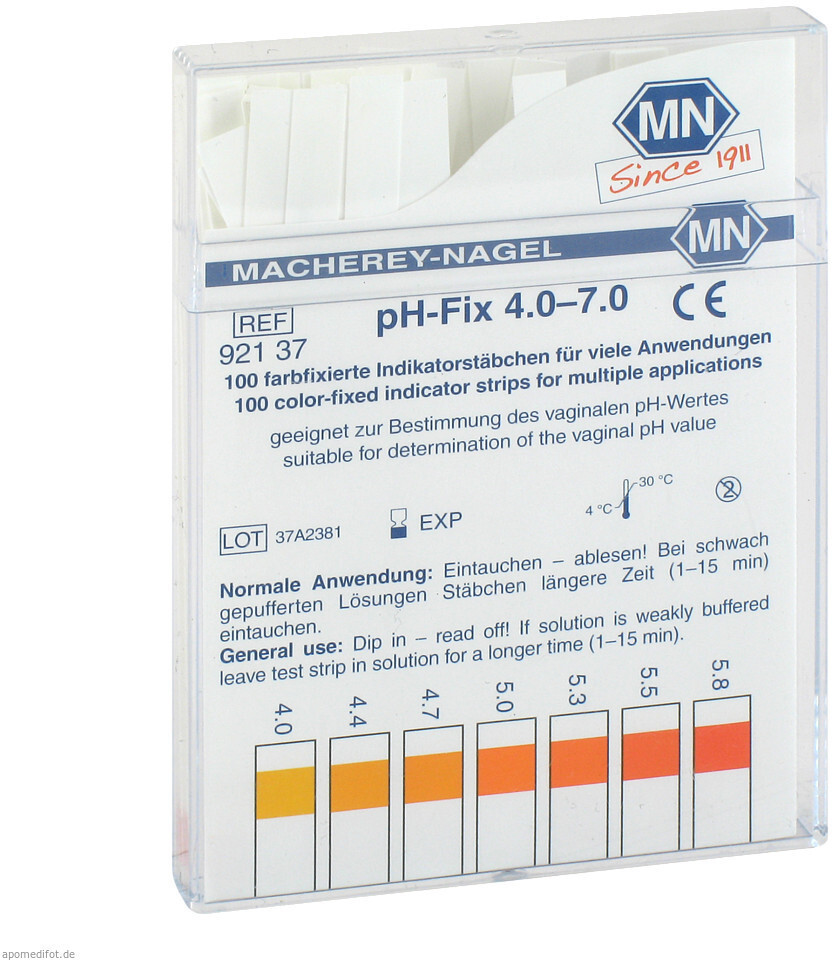 MACHEREY-NAGEL PH-Fix Test Strips In PT Tubes, 16,10