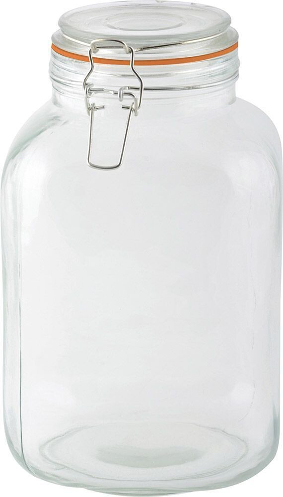 Esschert Bocal carré avec couvercle 3 L