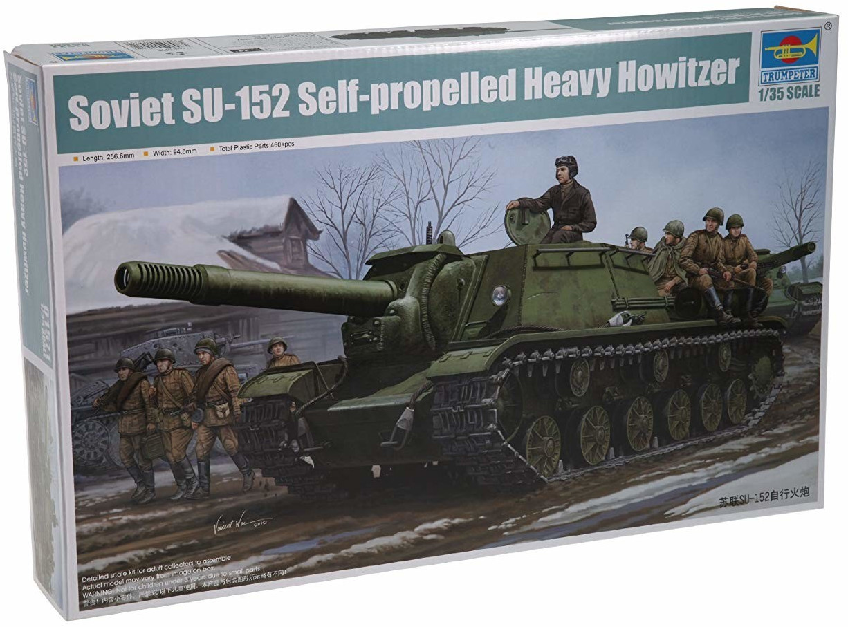 Trumpeter Soviet SU-152 Self-propelled Heavy Howitzer (01571)