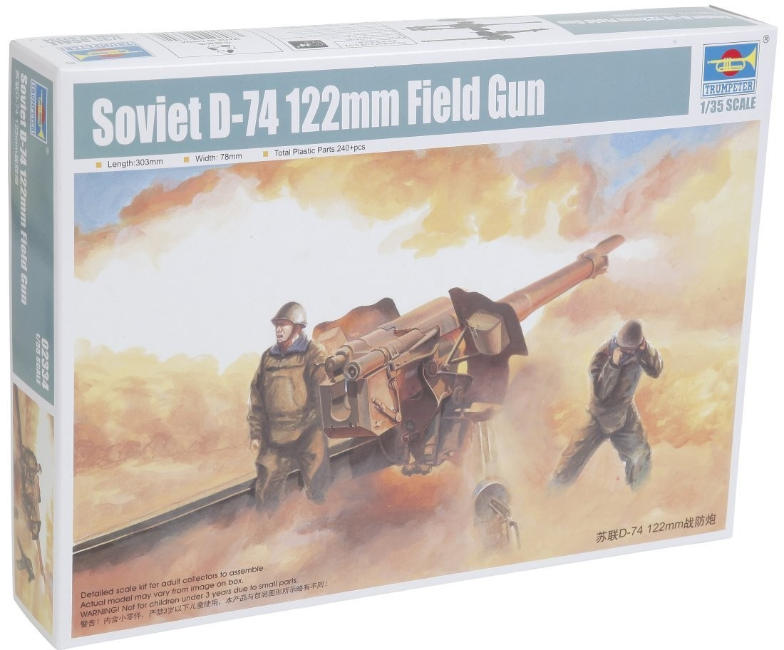 Trumpeter Soviet D-74 122mm Field Gun (02334)