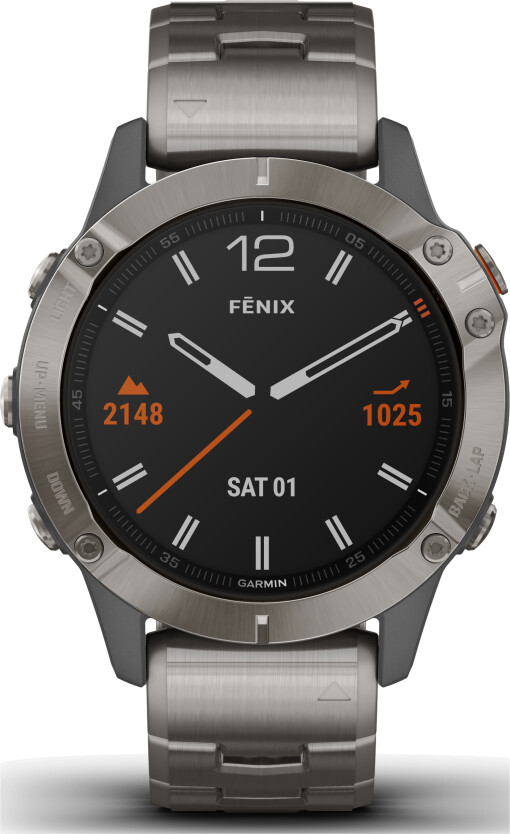 Garmin fenix 6 Sapphire titane