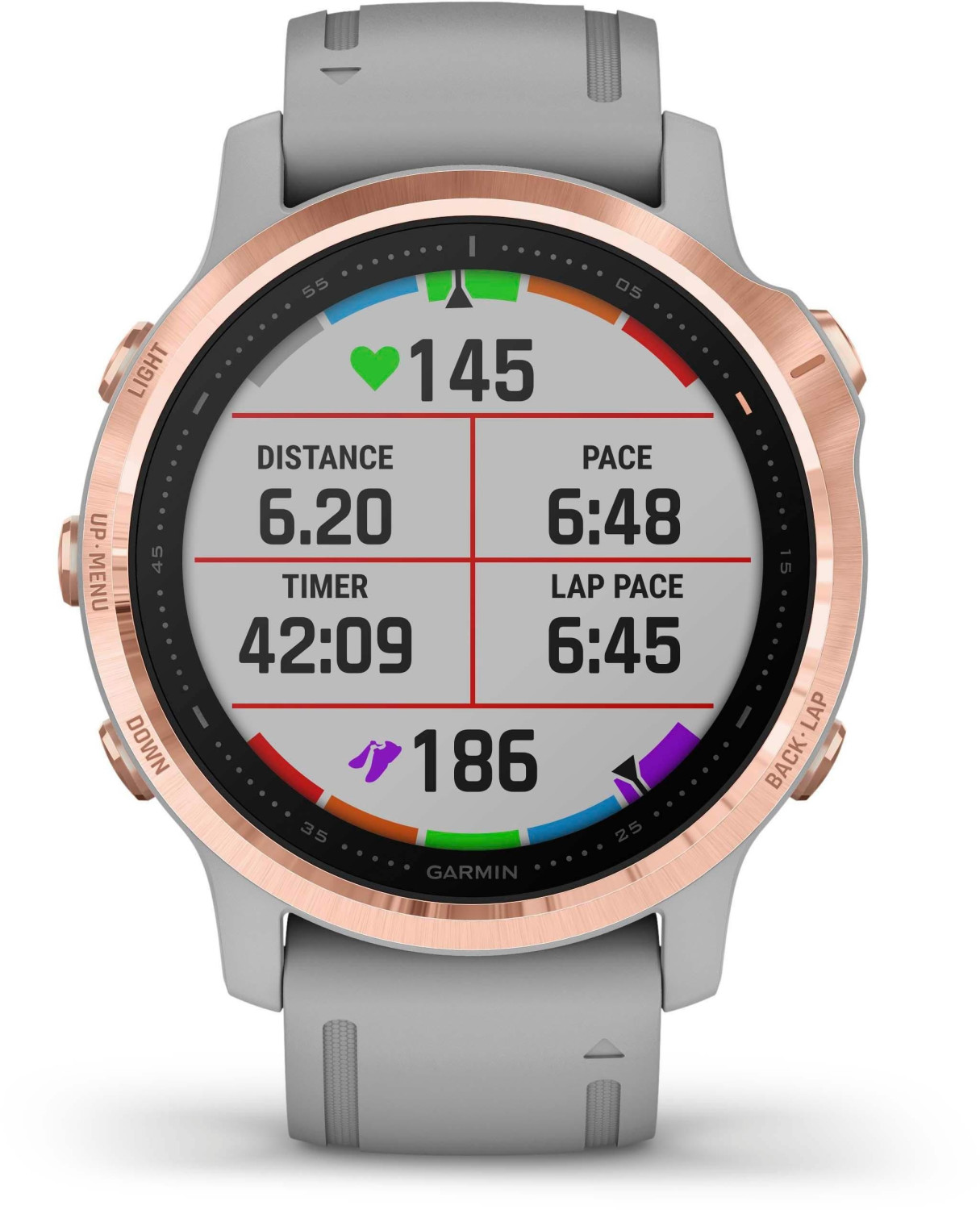 Garmin fenix 6S Sapphire or rose/gris