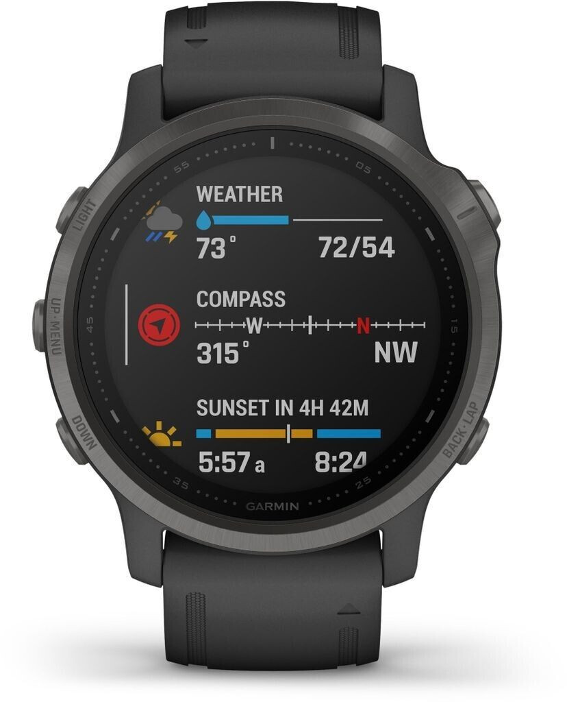 Garmin fenix 6S Sapphire noir