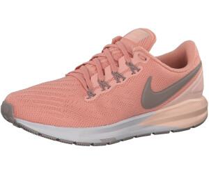air zoom structure 22 women's running shoes pink / grey
