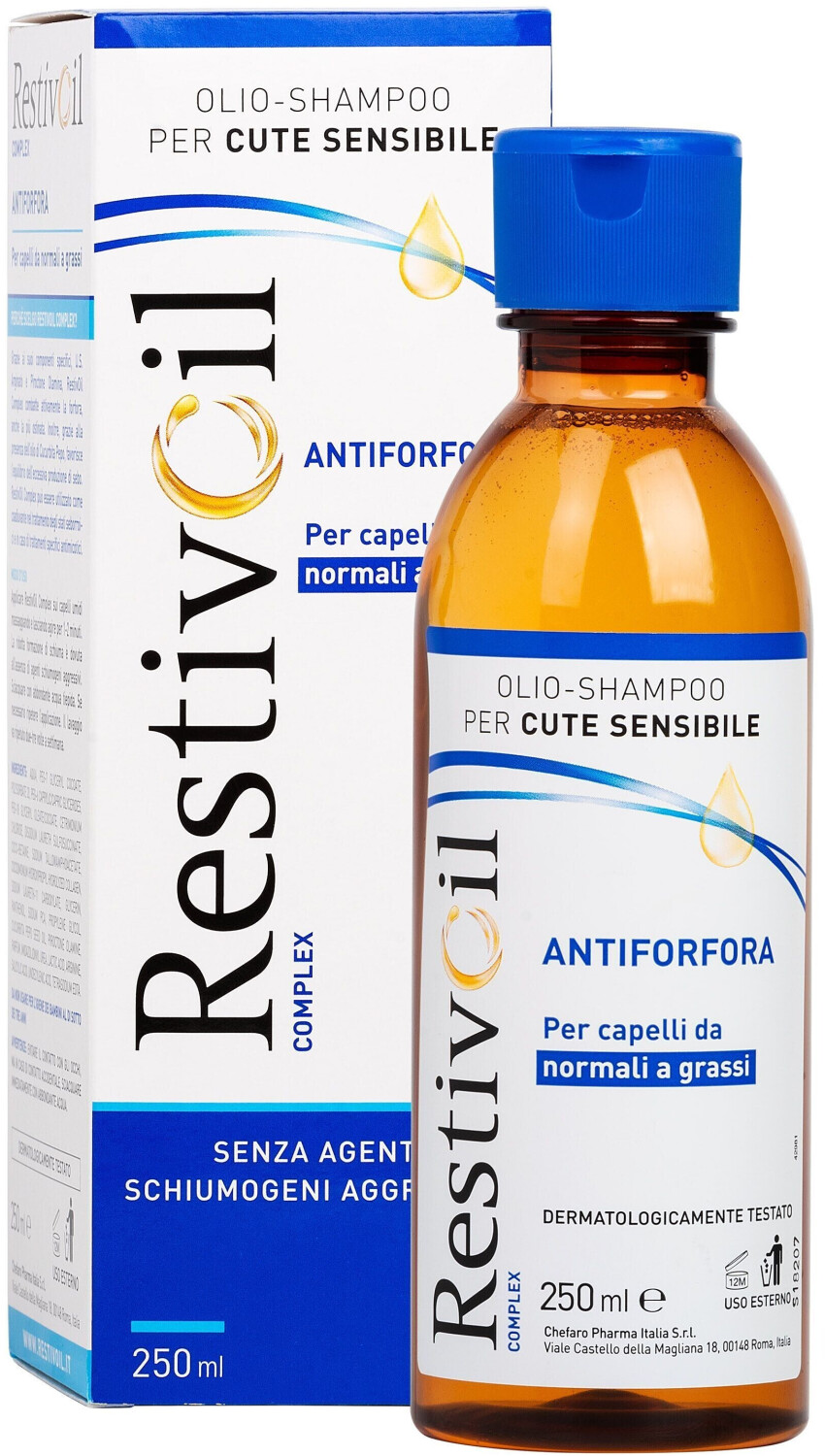 Perrigo Italia S.r.l. Restivoil Dandruff Shampoo (250 ml)