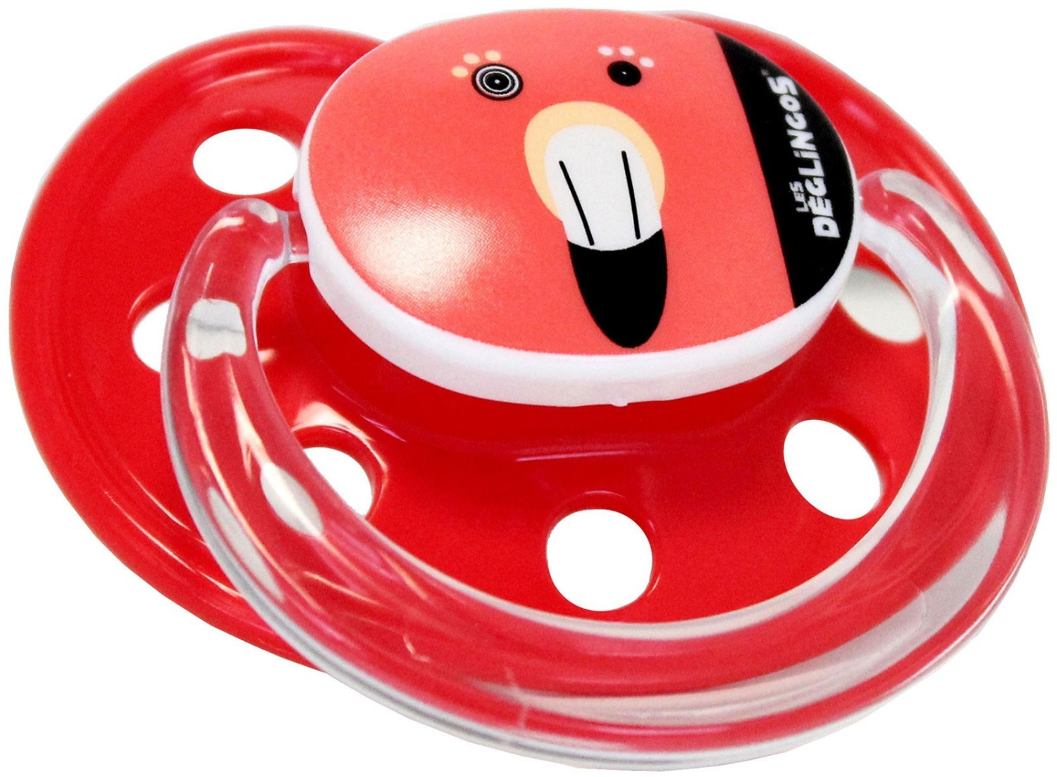 Déglingos Sucette silicone Flamingos le flamant rose 0-6 mois