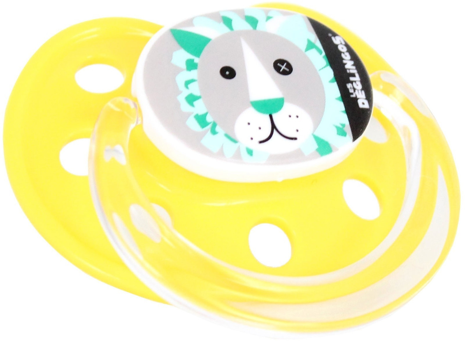 Déglingos Sucette silicone Jélékros le lion