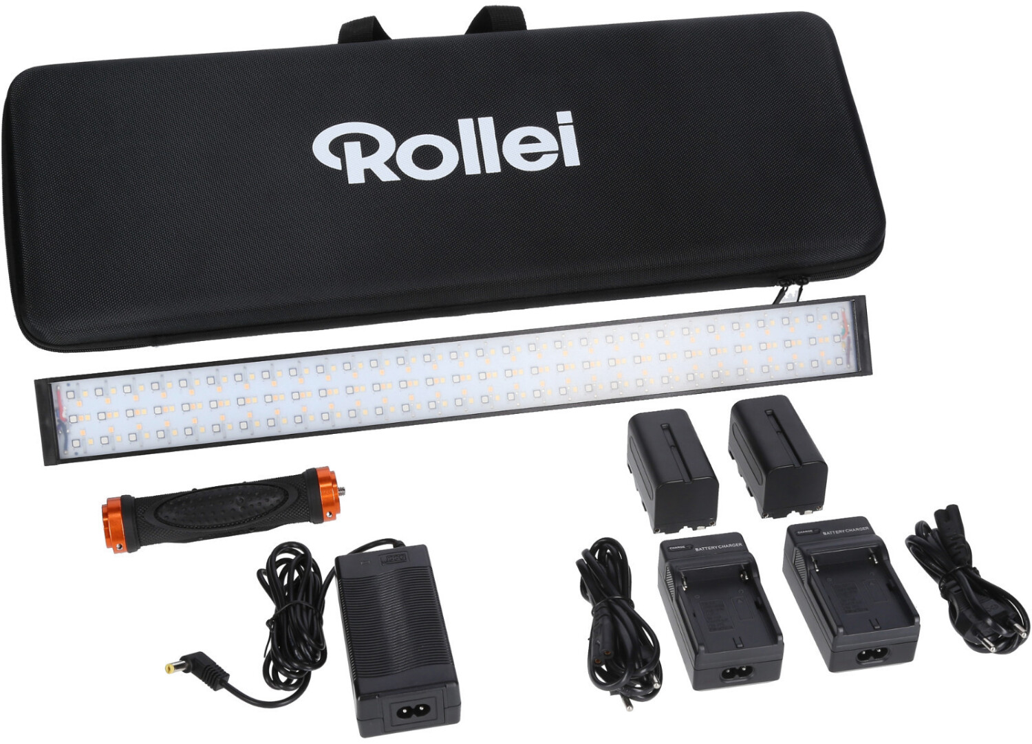 Rollei Mini LED-Leuchte Mit 49 LEDs & Smartphone-Halterung – Perfekt Für Video Und Foto