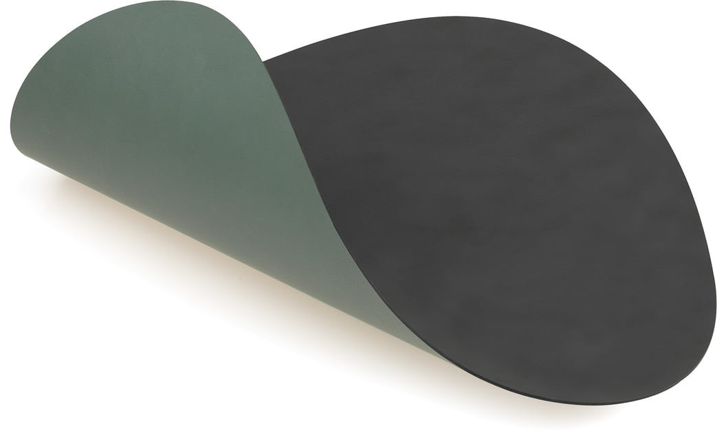 LINDDNA Placemat curve oval 35x46 pastel green