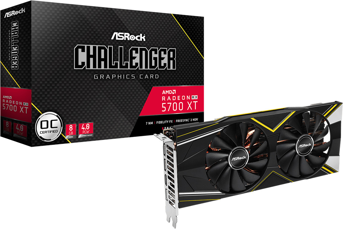 ASRock Radeon RX 5700 XT Challenger D OC 8GB GDDR6