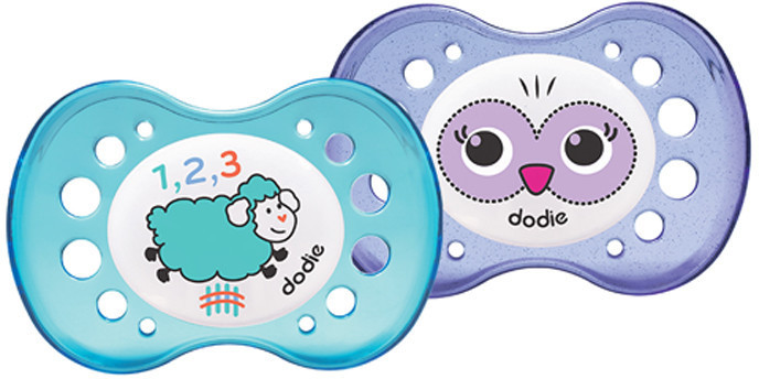 Dodie Sucette Duo Nuit Chouette & Mouton +18 mois