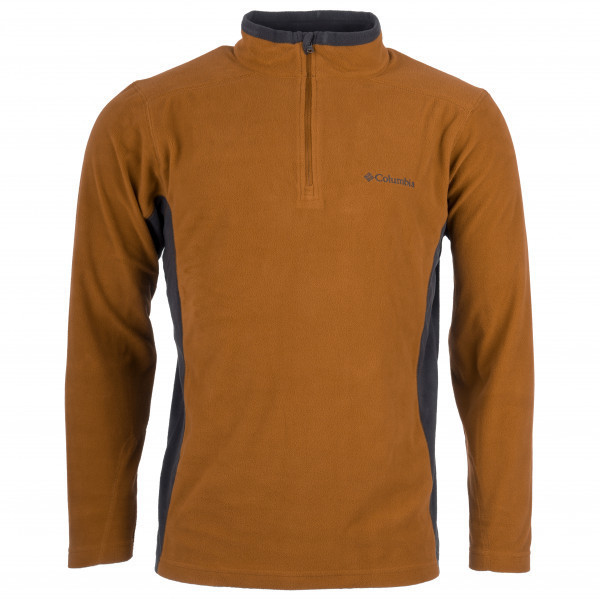 Columbia Men’s Klamath Range II Half Zip Fleece Pullover-Tall burnished amber / shark
