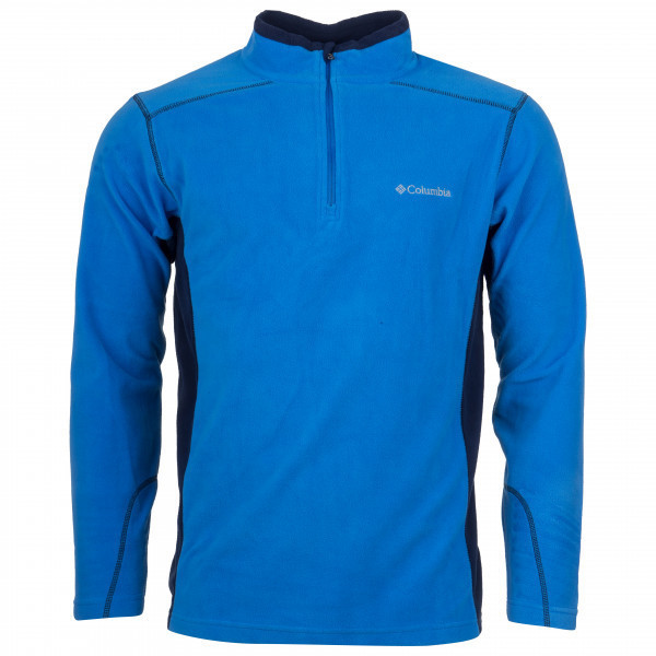 Columbia Men’s Klamath Range II Half Zip Fleece Pullover-Tall azure blue / collegiate navy