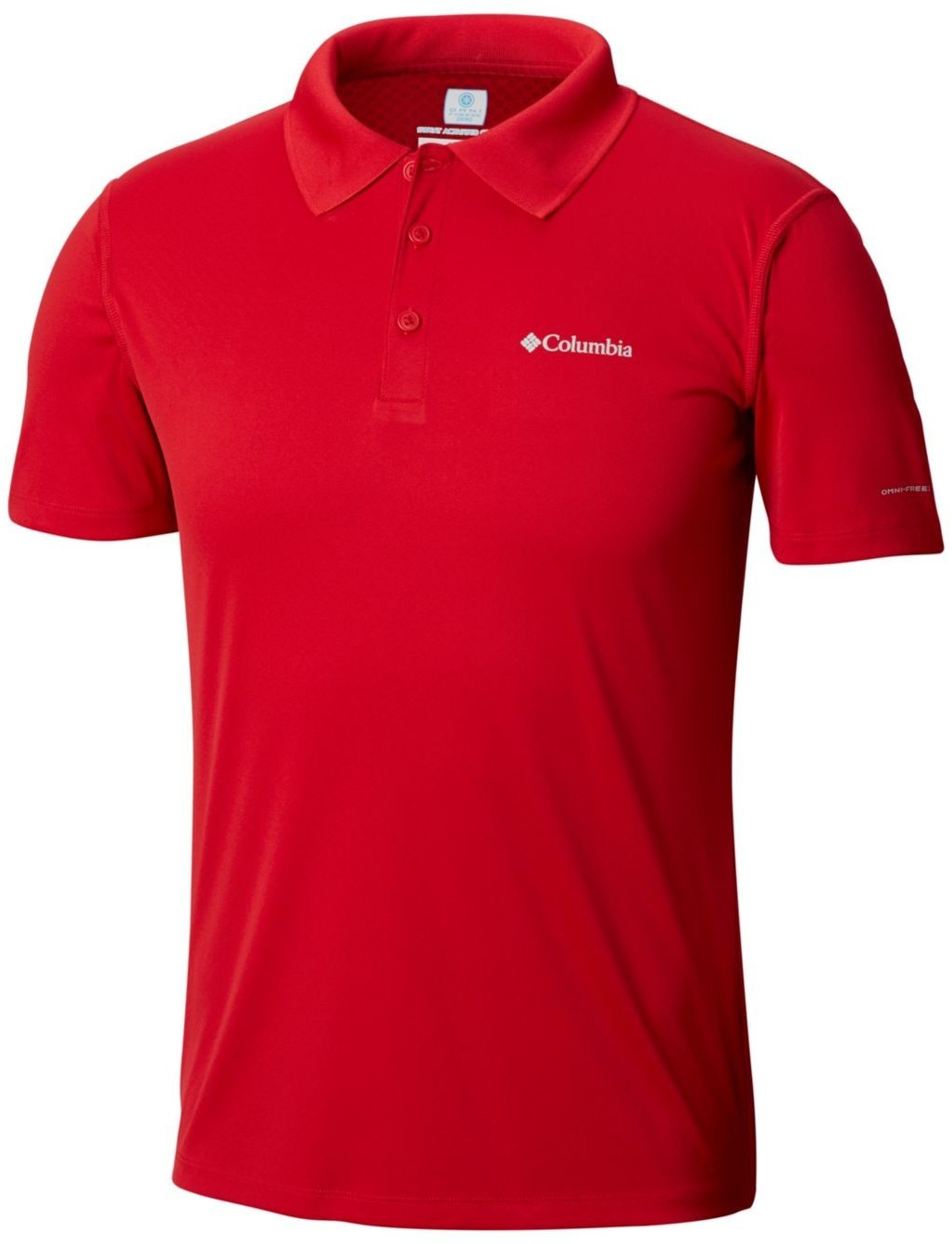 Columbia Men’s Zero Rules Polo Shirt mountain red