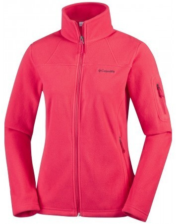Columbia Women's Fast Trek II Fleece Jacket red camellia