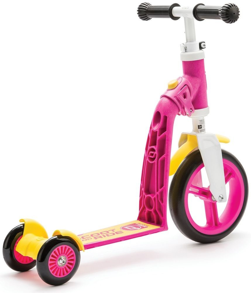 Scoot & Ride Highwaybaby 2 en 1 rose/jaune