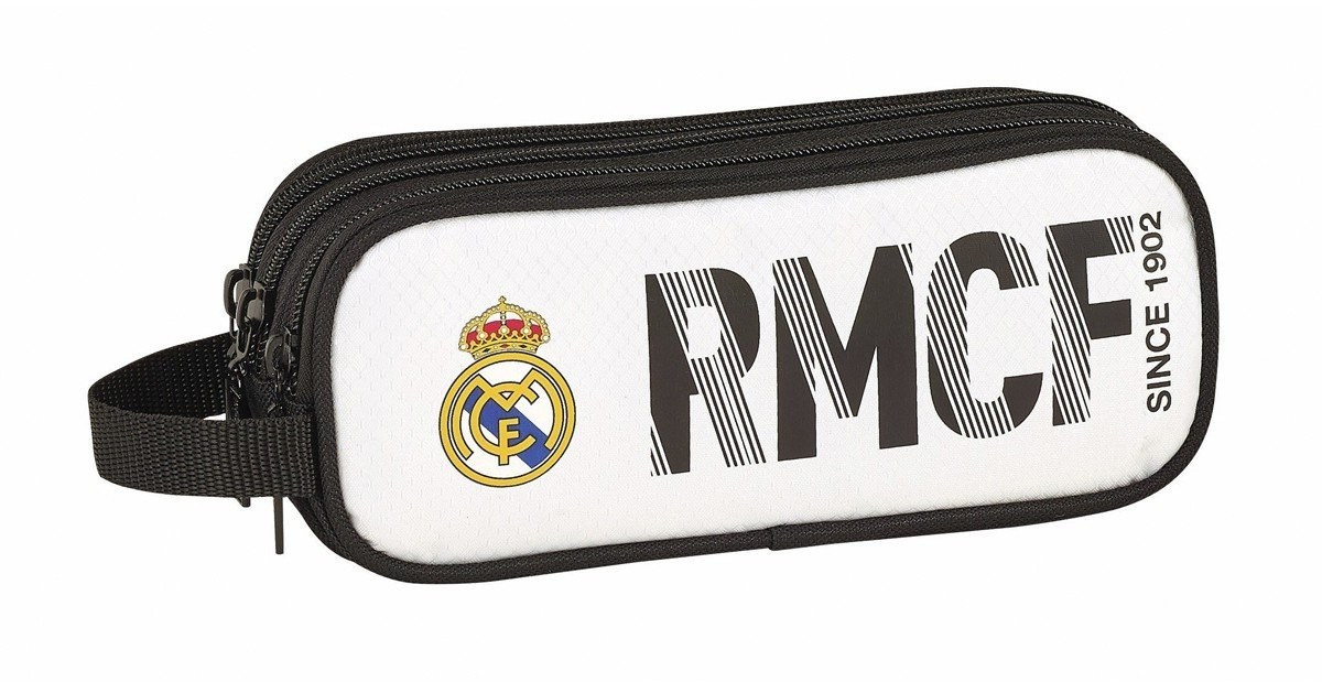 Safta 3-Zip pencil case Real Madrid C.F. 2018/19