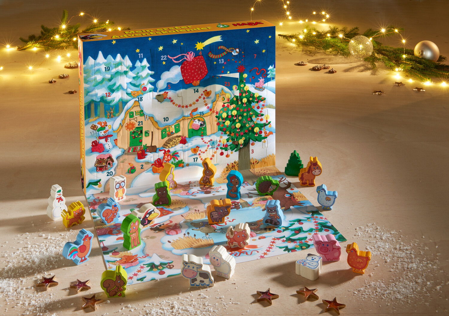HABA 304902 Mein erster Adventskalender Bei den Bauernhoftieren 2019 ab