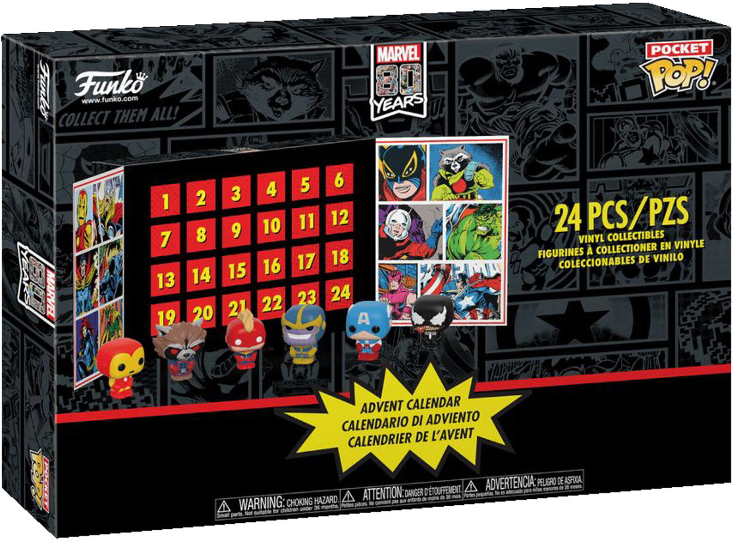 Funko POP! Calendrier de l'Avent Avengers 2019