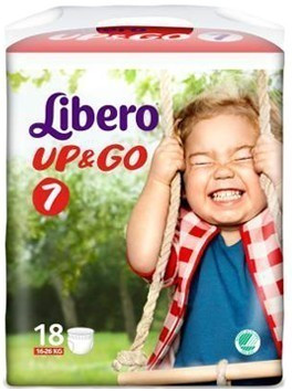 Libero Up & Go Size 7 (16-26Kg) 18 pcs.