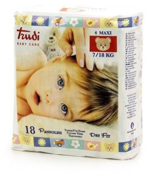 Trudi Baby Care Dry Fit Size 4 Maxi (7-18Kg)  18 pcs.