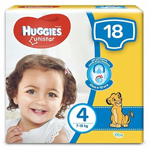 Huggies Unistar Maxi Size 4 (7-18 Kg)  18 pcs.
