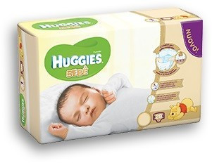 Huggies Bebè Size 1 (2-5 kg) 28 pcs.
