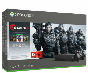 Microsoft Xbox One X 1TB schwarz + Gears 5