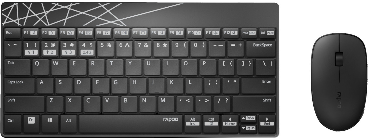 Rapoo 8000M (DE)(black/white)