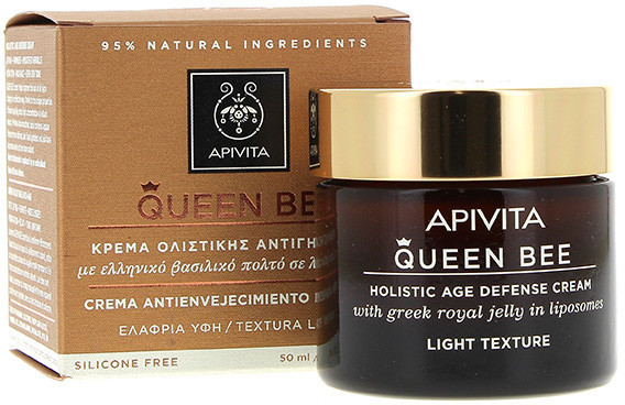 Apivita Queen Bee Holistic and Defense Cream Light Texture (50 ml)