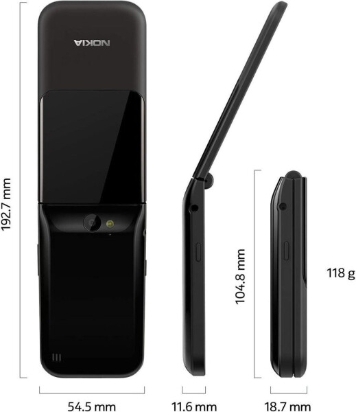 Nokia 2720 Flip schwarz, Bild 7