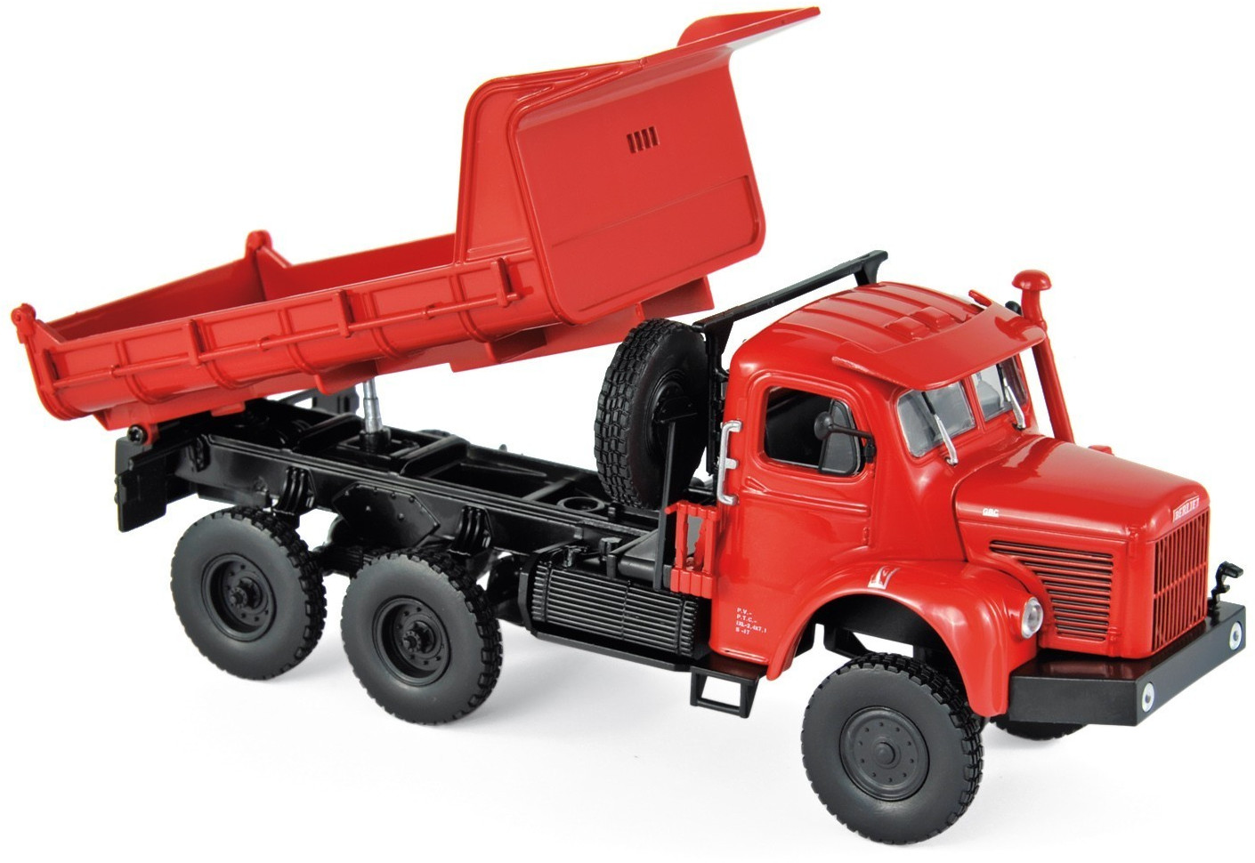 Norev Berliet GBC 8 6x6 benne 1958 rouge 1:43 (690012)