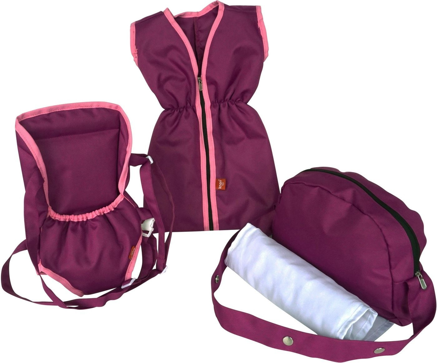 Knorrtoys Sleeping Bag Accessory Set pink/purple