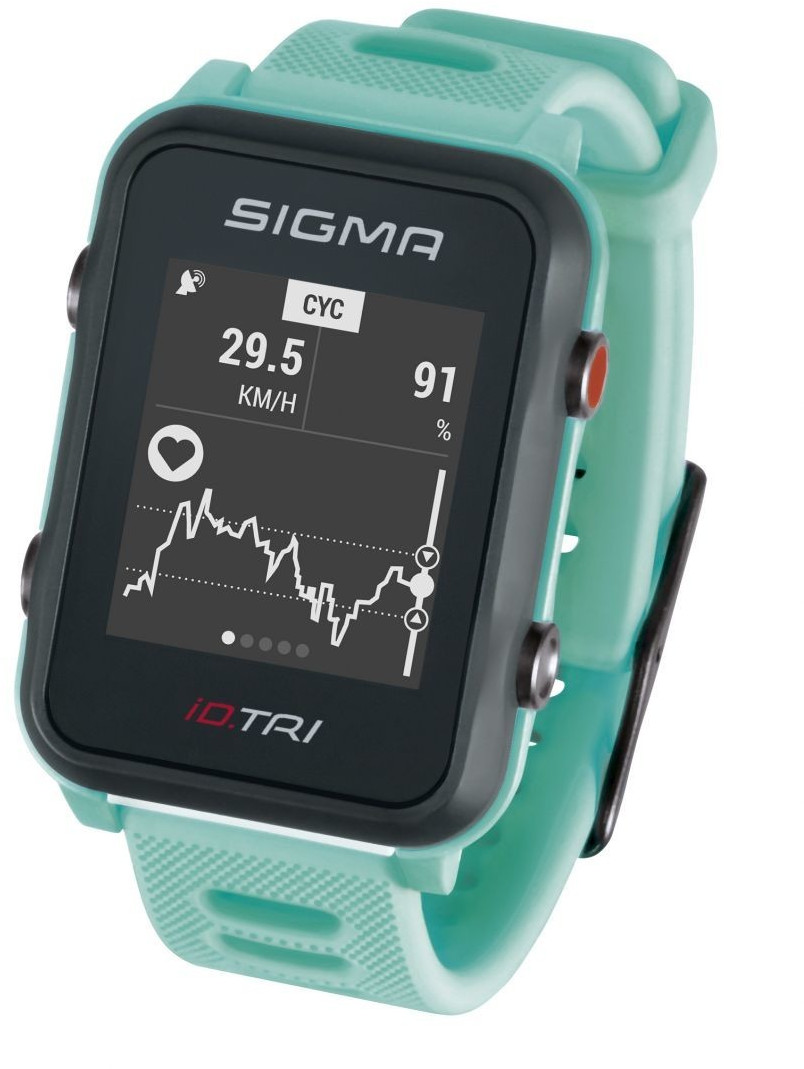 Sigma iD.TRI bleu neon