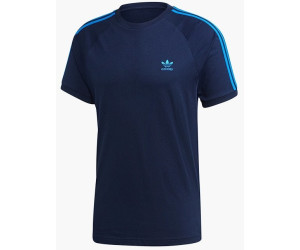 adidas navy 3 stripe t shirt