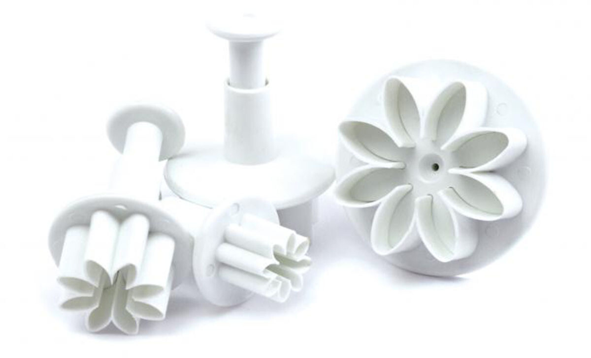 ScrapCooking Set de 4 découpoirs éjecteurs pour pâte à sucre