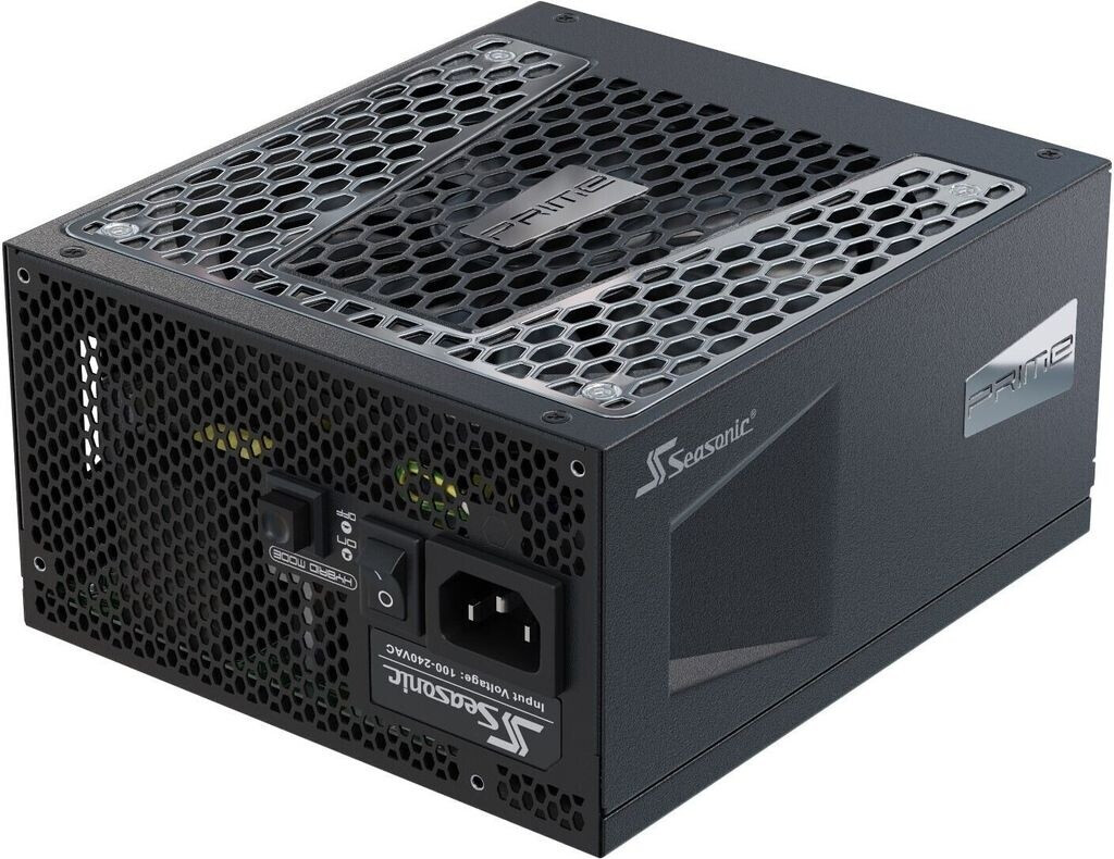 Seasonic PRIME TX-1300, Full Modular, 80 PLUS Titanium, 1300W, SLI/CrossFire, Single Rail, 108.3A, 135mm Fan, ATX PSU