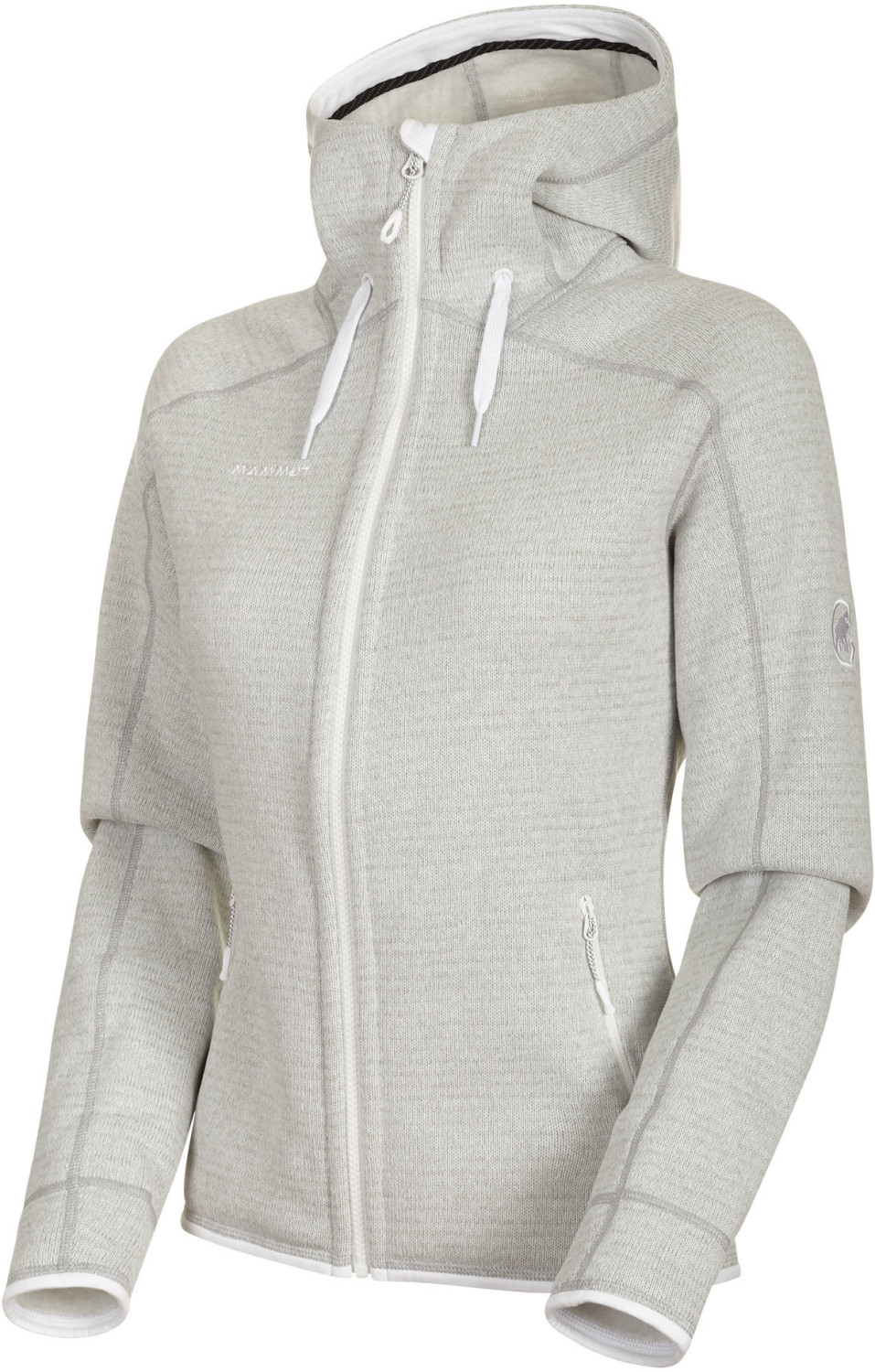 Mammut Arctic Hooded Midlayer Jacket Women  bright white-highway melange