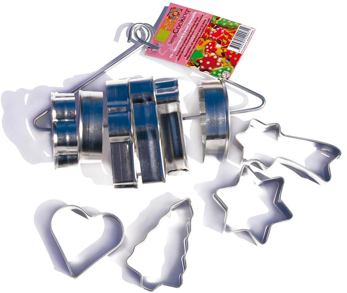 ScrapCooking Série de 10 découpoirs Noël sur cintre