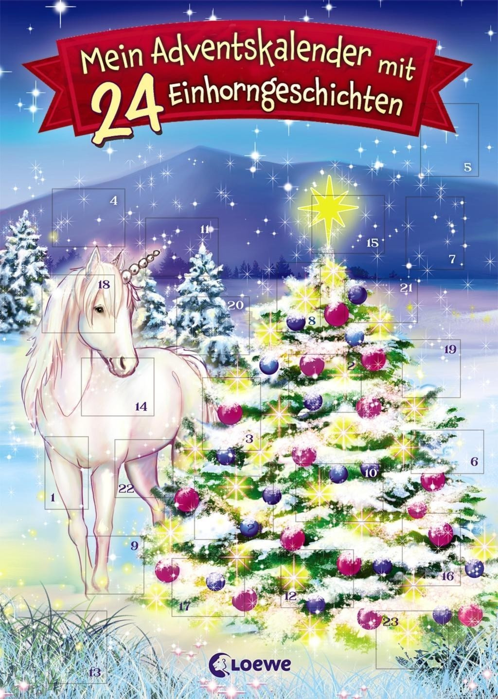 Loewe Verlag Calendrier de l'Avent Licorne 2018