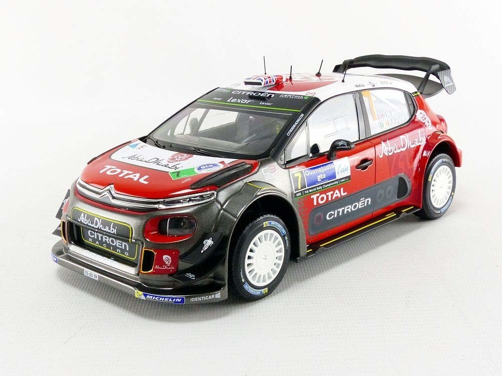Norev Citroën C3 WRC n°7 Winner Mexico 2017 K. Meeke/P. Nagle 1:18 (181632)