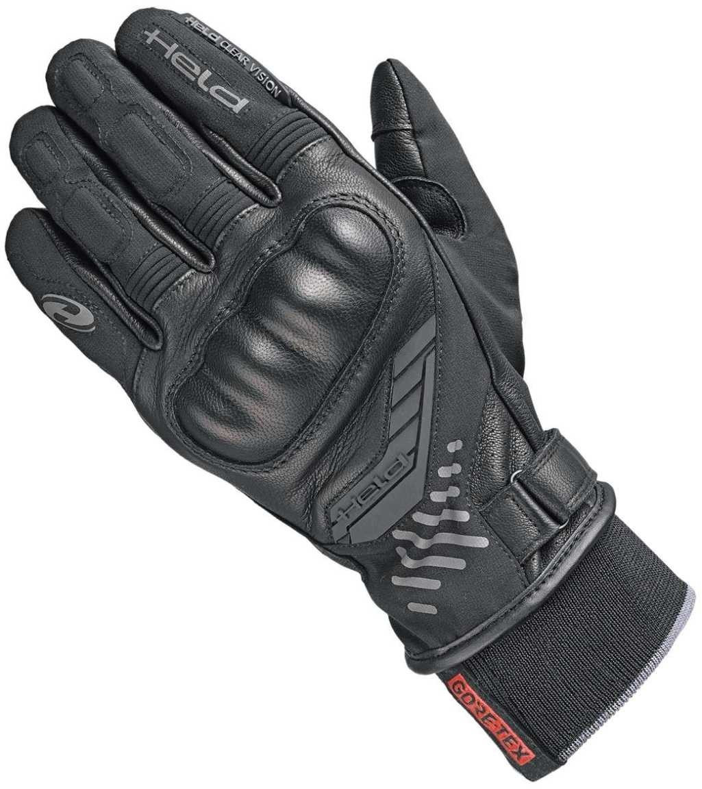 Photos - Motorcycle Gloves Held Biker Fashion  Madoc Black/Grey 
