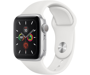 Apple Watch Series 5 GPS 40 mm aluminium argent bracelet sport